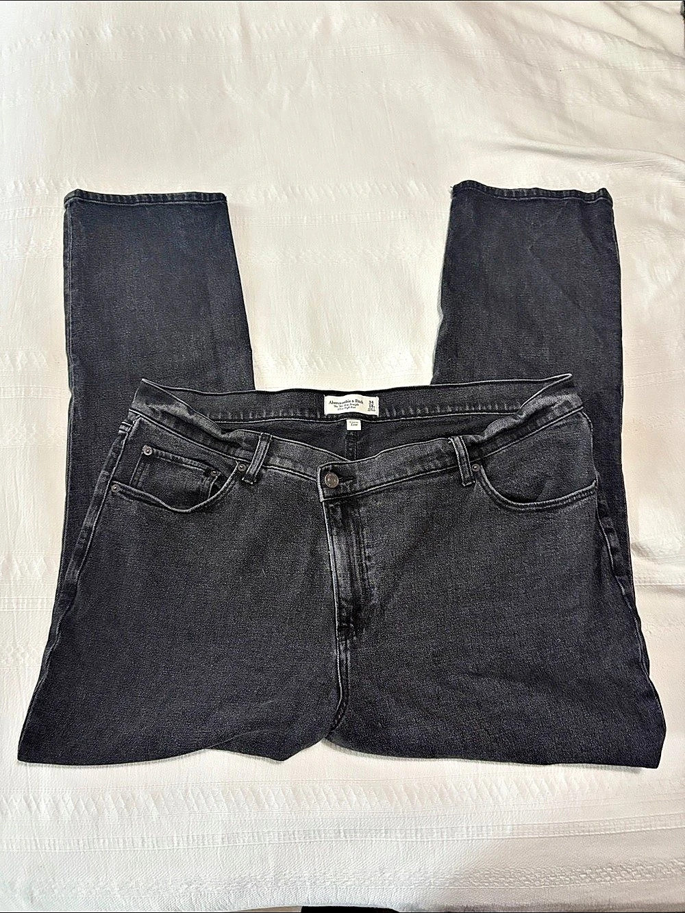 Abercrombie & Fitch Curve Love The '90s Slim Straight Ultra High Rise Jean '90s